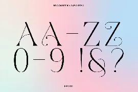 Bracesso - Stylish Display Serif font