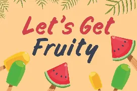 Fruity Stories - Playful Handwritten Font