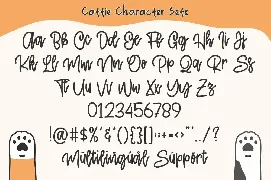 Cattie a Cute Script Font