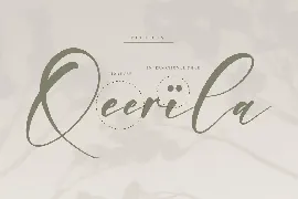 Amstera Script Font