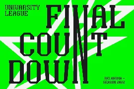 Univarsity - Sport Display Font