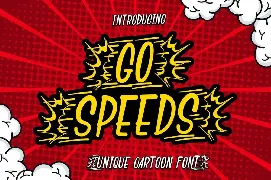 Comic Speeds - Cartoon Display Font