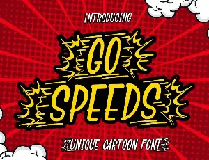 Comic Speeds - Cartoon Display Font