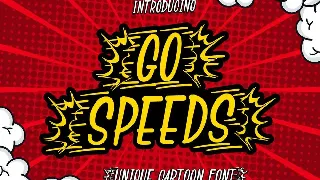 Comic Speeds - Cartoon Display Font