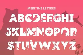 Doggies Silhouette Font