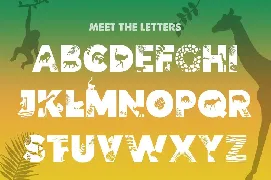 Safari Silhouette Font