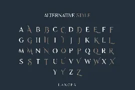 Lancea font