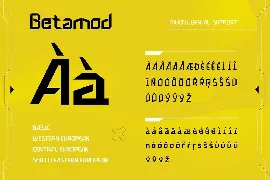 Betamod Font