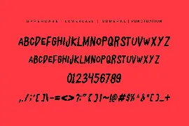 Woman Screams - Horror Font