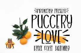 Puccery love font