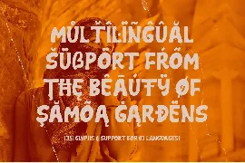 NCL SAMOA GARDENS - Retro Chic Handwritten Font