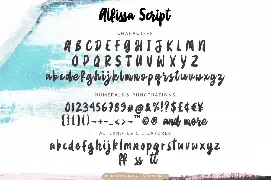 Alfissa - Brush Font