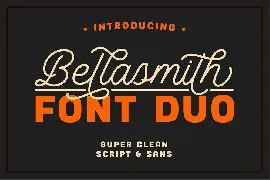 Bellasmith font