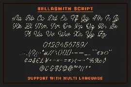 Bellasmith font