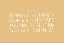 Morissa elegant serif font