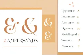 Morissa elegant serif font