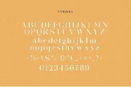 Morissa elegant serif font