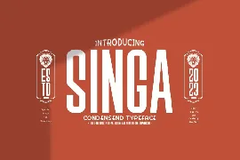 Singa font