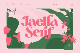 Jaella - Decorative Retro Serif font