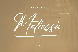 Hatthews Modern Script Font