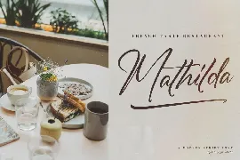 Hatthews Modern Script Font