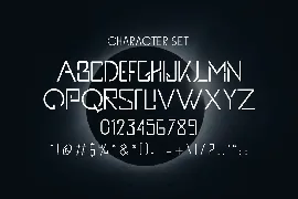 Andromeda - Futuristic Space Font