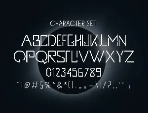 Andromeda - Futuristic Space Font