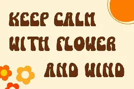 FlowerBreeze - A Groovy Display Font