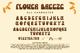 FlowerBreeze - A Groovy Display Font