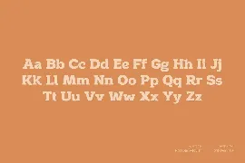 Rosebay Slab font