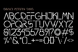 DAVINCI FONTS | MODERN SANS