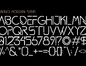 DAVINCI FONTS | MODERN SANS