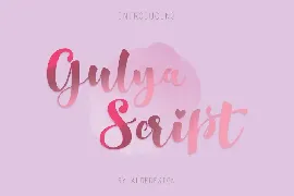 Gulya Script font