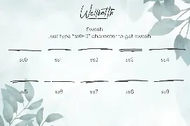 Wellbotth - Handwritten Font