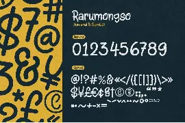 Rarumongso font