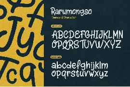 Rarumongso font