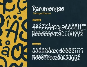 Rarumongso font