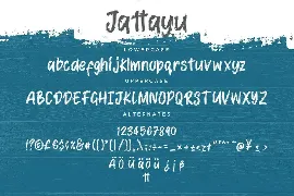 Jattayu Brush Advertisement Font