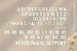 Mochest Romantic font