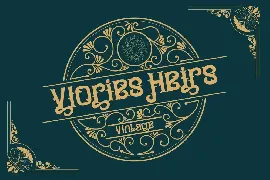 Vlories Heirs - Vintage Reto Font