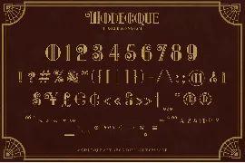 Modecque font