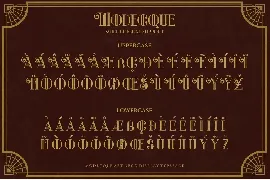 Modecque font