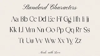 Awastica - Modern Stylish font