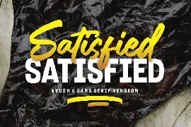 Satisfied font