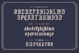 Dutch Brigade â€“ Modern Blackletter Typeface font