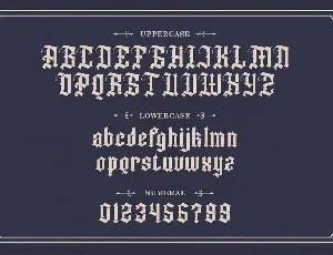 Dutch Brigade â€“ Modern Blackletter Typeface font