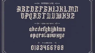 Dutch Brigade â€“ Modern Blackletter Typeface font