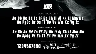 Marleone Brando - Condensed Sans font