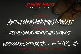 Exlpore Hunter font