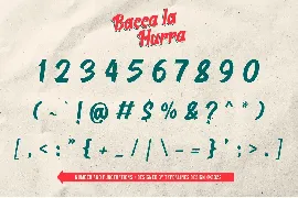 Bacca la Hurra font